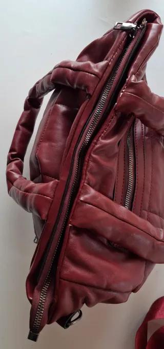 Bolso Mujer Rojo Acolchado.