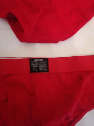 Coppia Slip Uomo Rossi Taglia L/XL