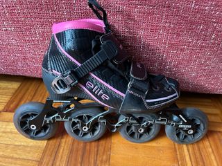 Patín Velocidad Élite Ajustable Rosa(34-37)