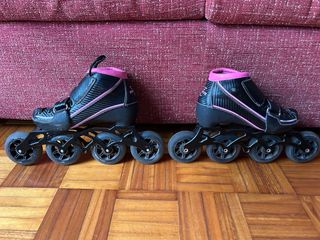 Patín Velocidad Élite Ajustable Rosa(34-37)