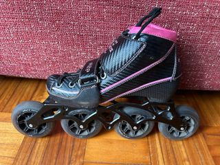 Patín Velocidad Élite Ajustable Rosa(34-37)
