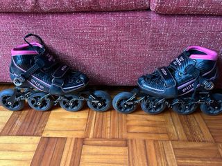 Patín Velocidad Élite Ajustable Rosa(34-37)
