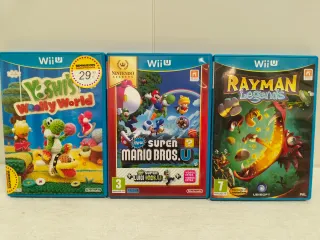 Pacchetto 3 Giochi Wii U: Mario, Yoshi e Rayman