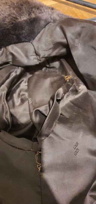 Chaquetón de mutón marrón