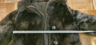 Chaquetón de mutón marrón