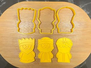 Cortadores Galletas Reyes Magos Set 3