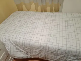 Cama Ikea Flekke Blanca con Cajones