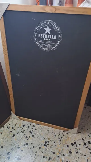 Pizarras Estrella Damm Vintage