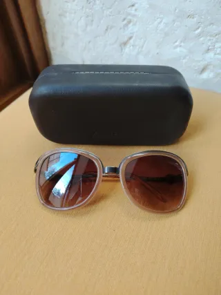 Gafas de sol Zara marrones y doradas