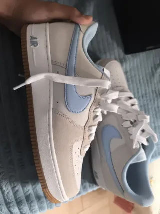 Nike Air Force 1 Beige y Blanco Nuevas
