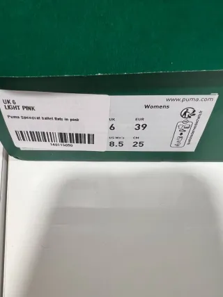 Bailarinas Puma Speedcat Talla 39 Rosas