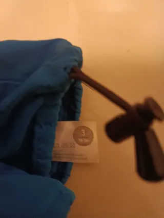 Pantalón de nieve azul talla 86-92 1-2 años