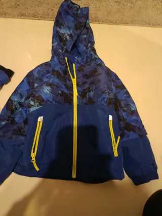 Pantalón de nieve azul talla 86-92 1-2 años