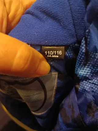 Pantalón de nieve azul talla 86-92 1-2 años