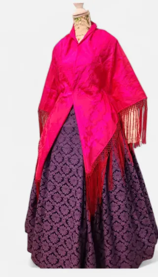 Conjunto Regional Rosa y Morado  T 42/44