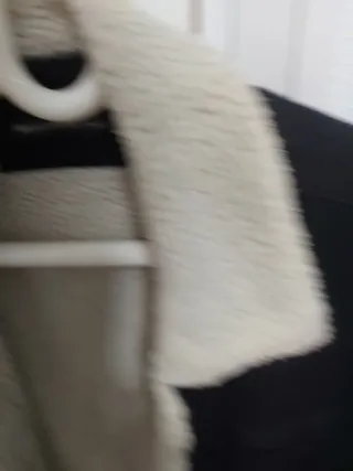 Cazadora negra forrada Brandy Melville Talla Única