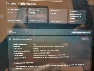 Microsoft Surface Go 3 Gris/Plata