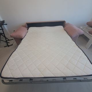 Sofá Cama 3 Plazas Rosa