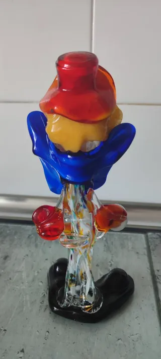 Figura Payaso Cristal Murano