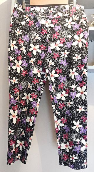 Pantalón TALEYO Estampado Flores Talla 48