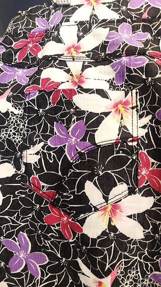 Pantalón TALEYO Estampado Flores Talla 48