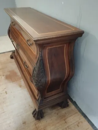 Cómoda Antigua Holandesa Madera