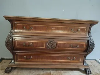 Cómoda Antigua Holandesa Madera