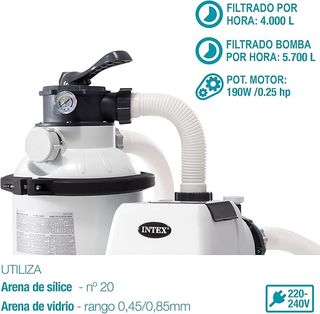 Piscina Yzaki Negra + depuradora + clorador salino