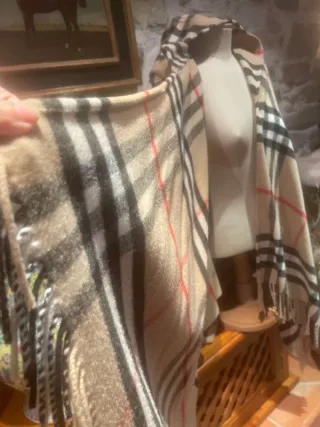 Mantella Burberry Beige Multicolore Taglia Unica