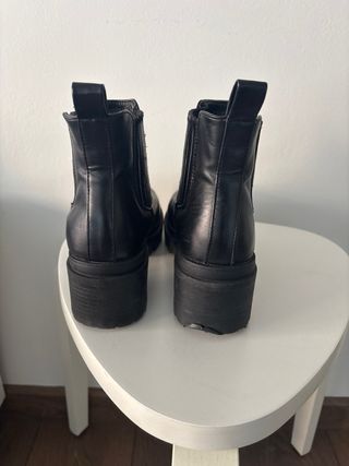 Botas Chelsea Negras Plataforma