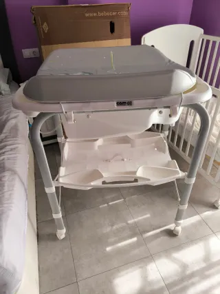 Cambiador bebé y bañera para recién nacidos