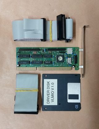 Controller IDE + FFD bus ISA con cavi e driver