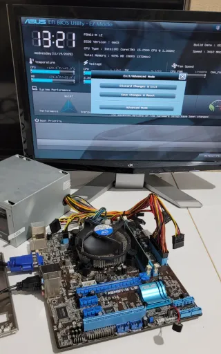 Placa Base Asus P8H61-M LE con procesador i5-2500