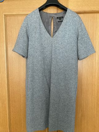 Vestido Massimo Dutti Gris Talla M