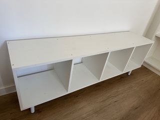 Estantería Spaceo Blanca 4 cubos