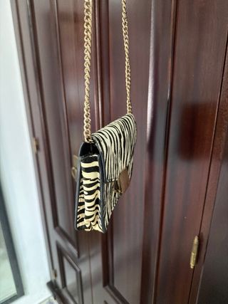 Bolso de mano cebra