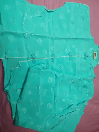 Pijama Satén Azul Claro