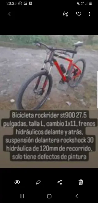 Bicicleta Rockrider ST900 27.5 Talla L