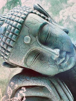 Cuadro Buda Durmiente Grande