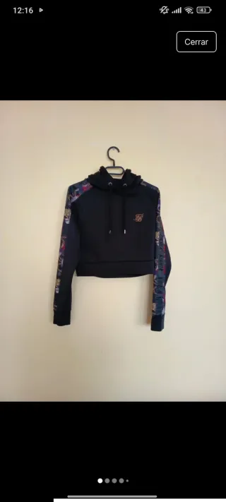 Sudadera Sik Silk Crop Top Multicolor