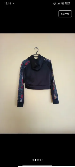 Sudadera Sik Silk Crop Top Multicolor