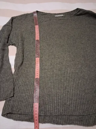 Conjunto de punto verde musgo