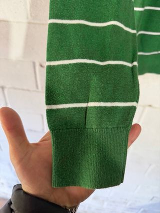 Maglione Tommy Hilfiger a righe verdi