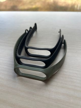 Correas de reloj XIAOMI  MY BAND 5 negras y verde