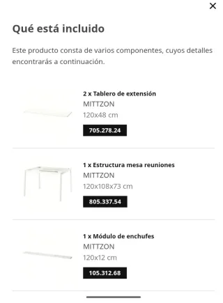 Escritorio Ikea Blanco