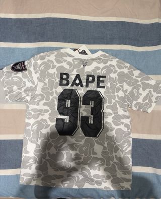 BAPE x Inter Miami Camiseta Gris/Blanco