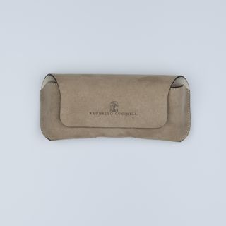 Fodero per Occhiali Brunello Cucinelli Pelle Beige