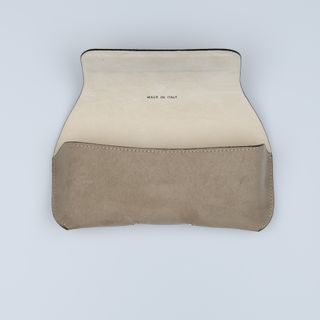 Fodero per Occhiali Brunello Cucinelli Pelle Beige