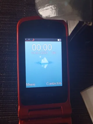 Teléfono Móvil Tapa para personas mayores con SOS