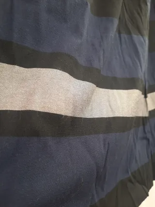 Falda Zara cuadros azul y negro